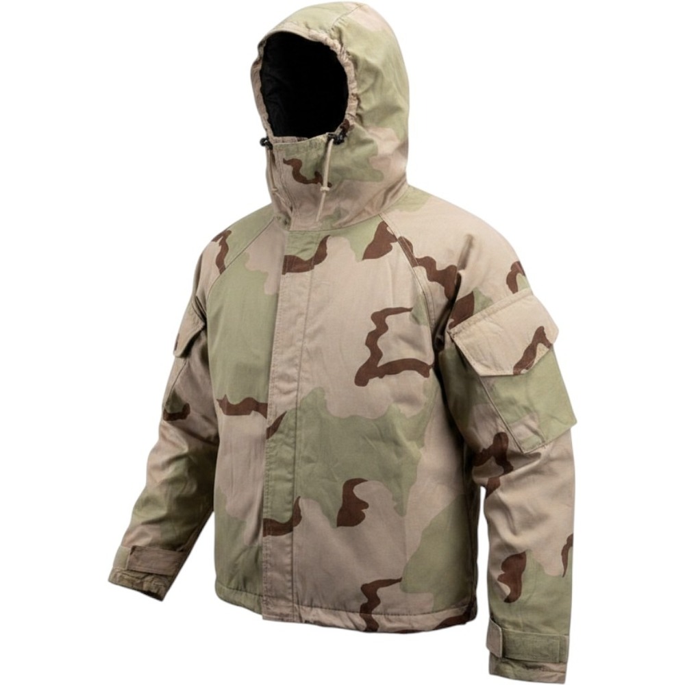 US Military Sekri 3 Color Desert Camo Chemical Protective Parka Medium Regular
